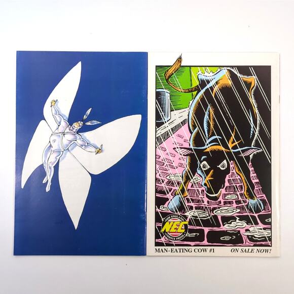 Tick New England Comics Lot Paul the Samurai 1 1992 Chroma-Tick 3 VF NM - Picture 2 of 2